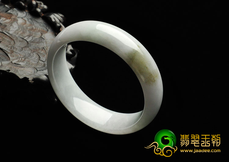 糯冰种晴水缅甸翡翠A货手镯（56.3mm）