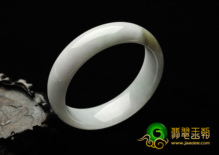 糯冰种晴水缅甸翡翠A货手镯（56.3mm）