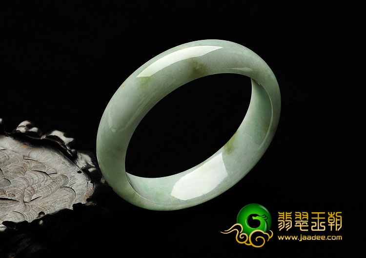 糯冰种晴水缅甸翡翠A货手镯（57.2mm）