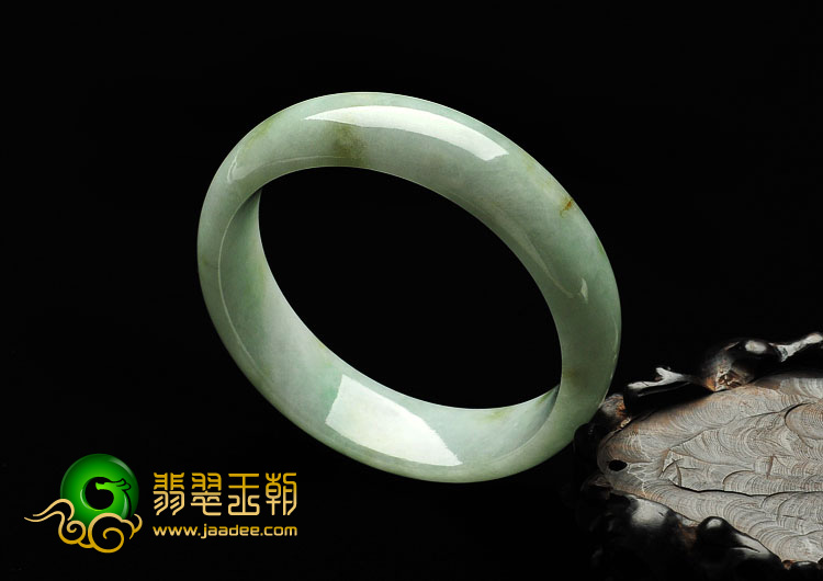 糯冰种晴水缅甸翡翠A货手镯（57.2mm）