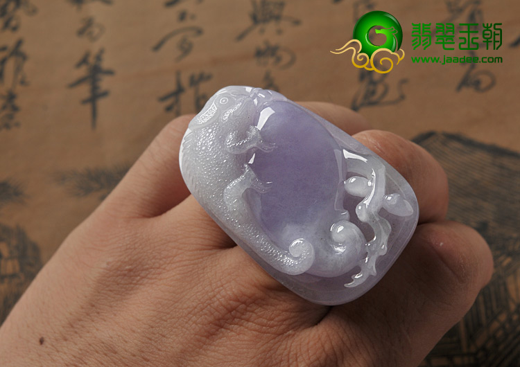 糯冰种紫罗兰缅甸翡翠A货今非昔比挂件
