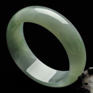糯冰种晴水缅甸翡翠A货手镯（57.7mm）