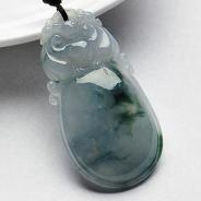 feicui糯冰种飘花缅甸翡翠A货福瓜挂件