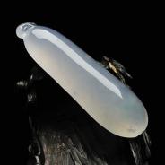 冰种缅甸翡翠A货福瓜挂件