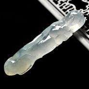冰种缅甸翡翠A货美人鱼挂件