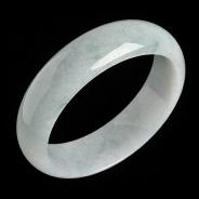 糯冰种晴水缅甸翡翠A货手镯（58mm）