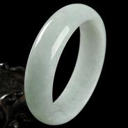 糯冰种晴水缅甸翡翠A货手镯（61mm）