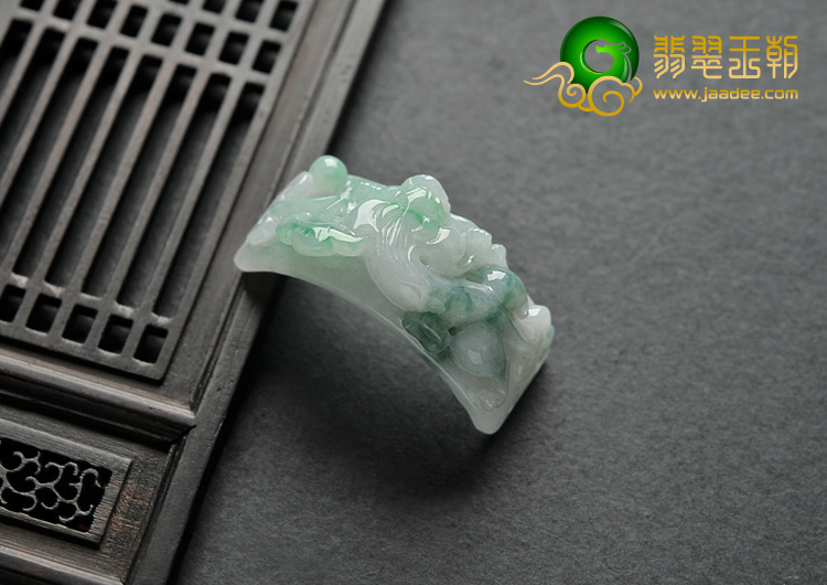 糯冰种飘翠缅甸翡翠A货貔貅手环挂件