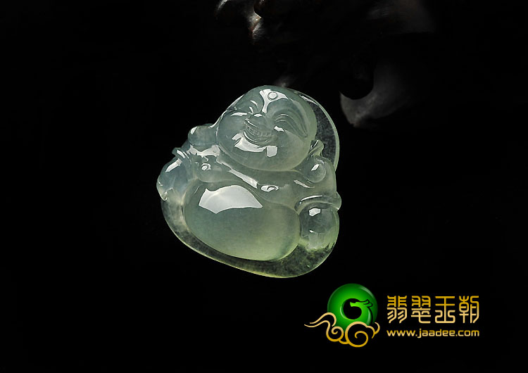 冰种晴水缅甸翡翠挂件玉佛挂件