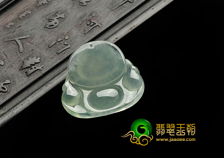 冰种晴水缅甸翡翠挂件玉佛挂件