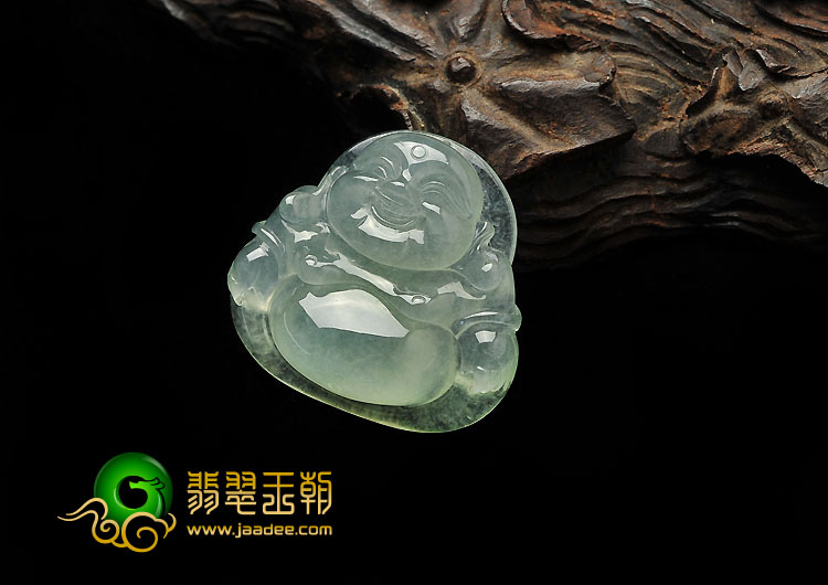 冰种晴水缅甸翡翠挂件玉佛挂件
