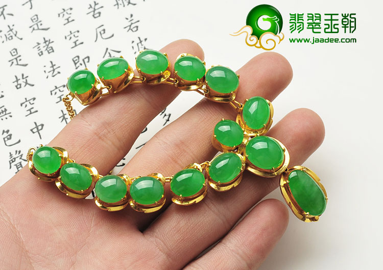 冰种正阳绿满绿缅甸翡翠A货项链面