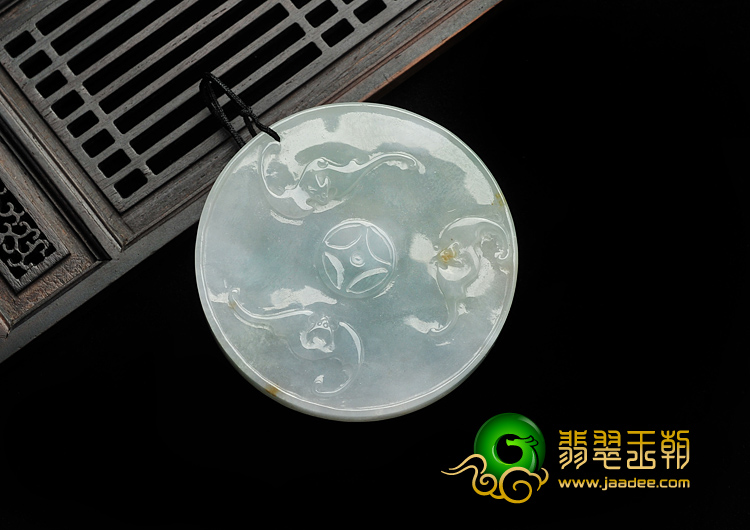 冰种淡晴水缅甸翡翠A货奔马挂件