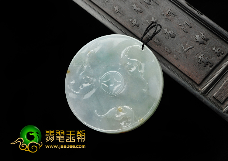 冰种淡晴水缅甸翡翠A货奔马挂件