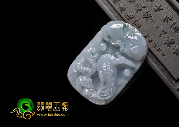 糯冰种紫罗兰飘花缅甸翡翠A货一路连科挂件