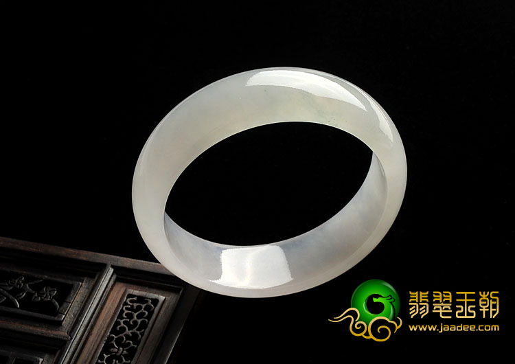 冰种晴水缅甸翡翠A货手镯（57.9mm）
