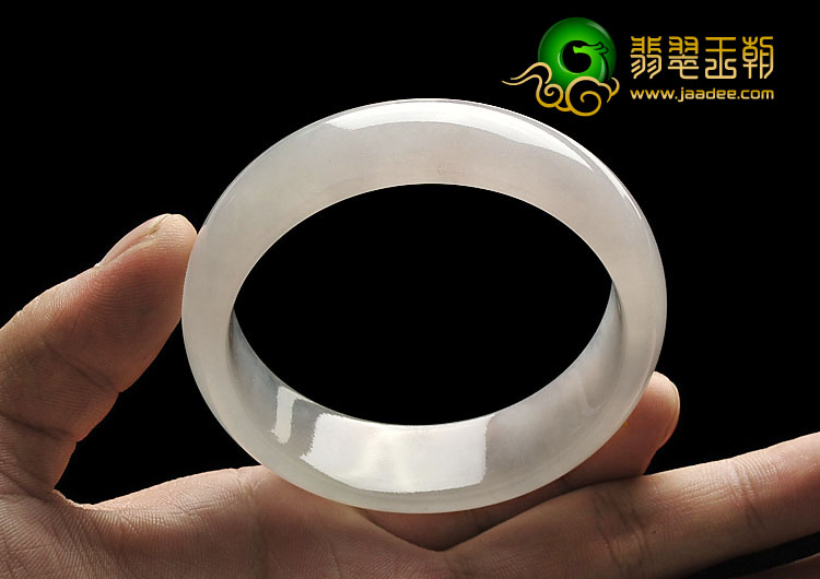 冰种晴水缅甸翡翠A货手镯（57.9mm）