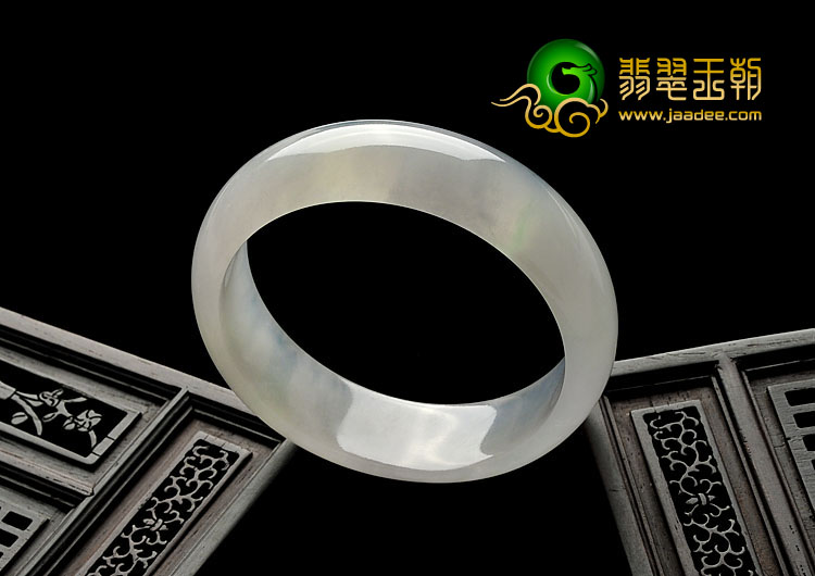 冰种晴水缅甸翡翠A货手镯（57.9mm）