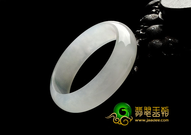 冰种晴水缅甸翡翠A货手镯（57.9mm）