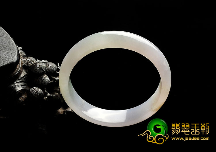 糯冰种紫罗兰缅甸翡翠A货手镯（57.1mm）