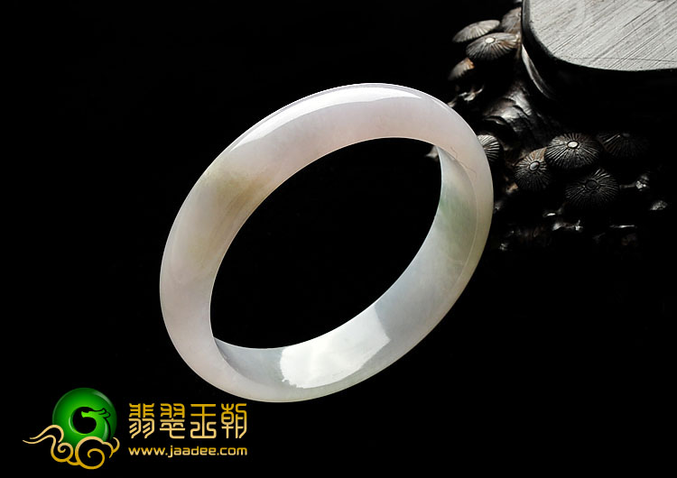 糯冰种紫罗兰缅甸翡翠A货手镯（57.1mm）