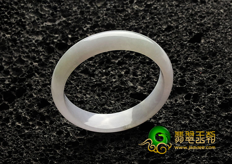 糯冰种紫罗兰缅甸翡翠A货手镯（57.1mm）