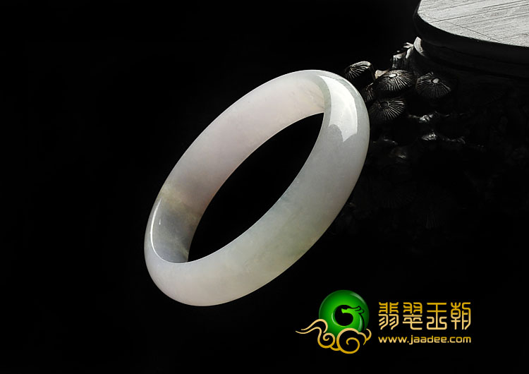 糯冰种紫罗兰缅甸翡翠A货手镯（57.1mm）