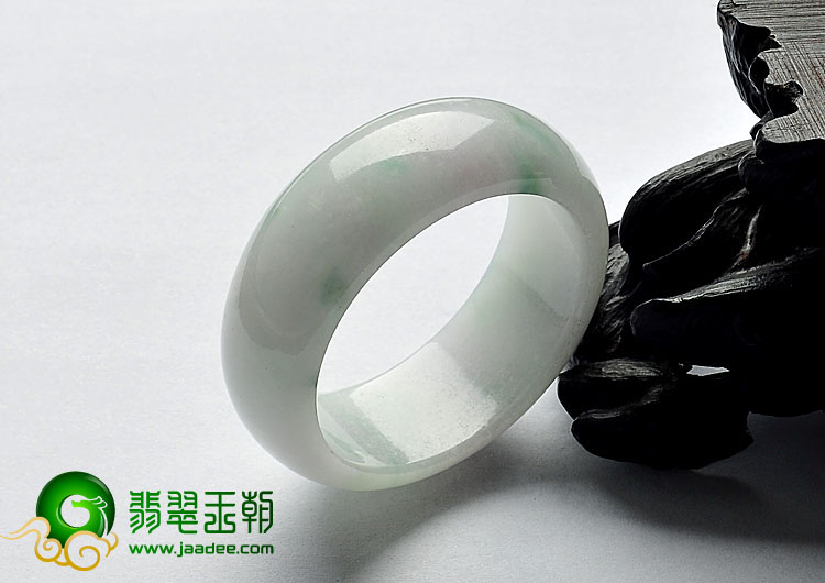糯冰种淡春带彩缅甸翡翠A货手镯/童镯（39.4mm）