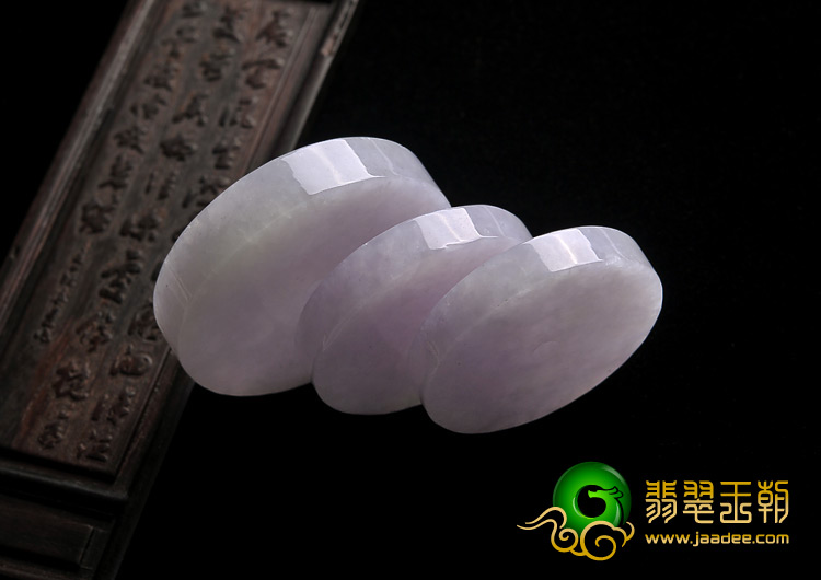 糯冰种紫罗兰缅甸翡翠A货平安扣挂件（一批走）