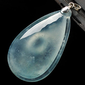 冰玻种晴水缅甸翡翠A货福瓜挂件