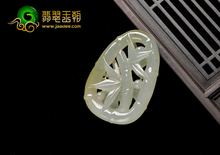 糯冰种黄翡缅甸翡翠A货节节高挂件