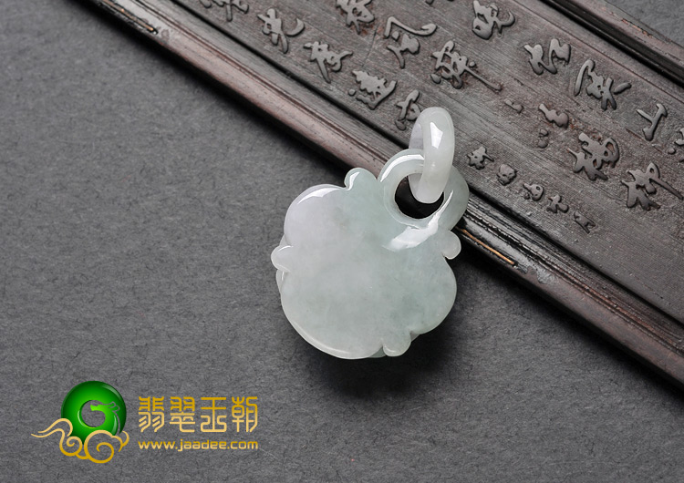 糯冰种晴水黄翡缅甸翡翠A货花挂件
