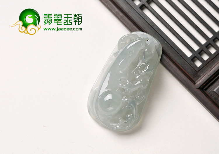 冰种晴水缅甸翡翠A货五鼠运财挂件