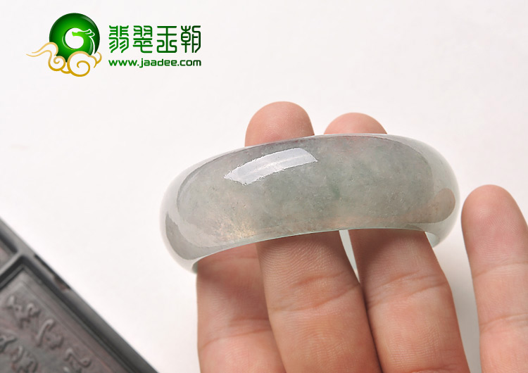 冰种晴水缅甸翡翠A货手镯（57.9mm）