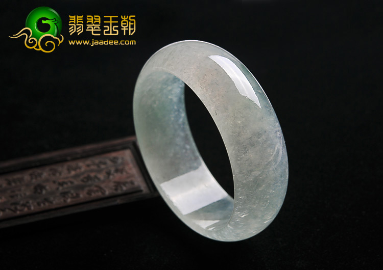 冰种晴水缅甸翡翠A货手镯（57.9mm）