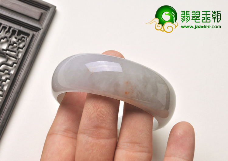 糯冰种淡春缅甸翡翠A货手镯（57.1mm）