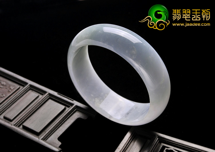 糯冰种紫罗兰缅甸翡翠A货手镯（58mm）