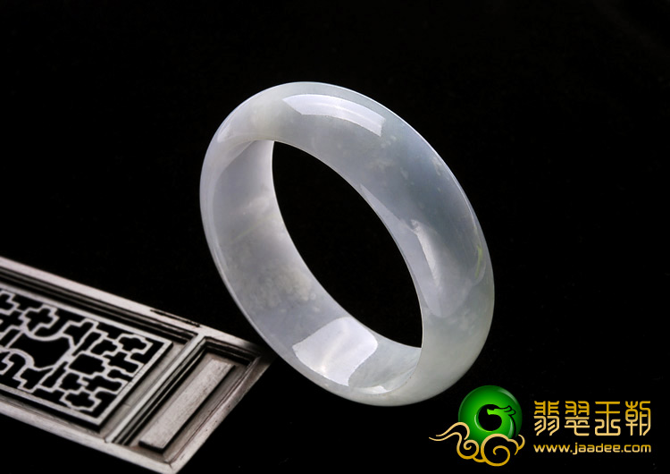 糯冰种紫罗兰缅甸翡翠A货手镯（58mm）