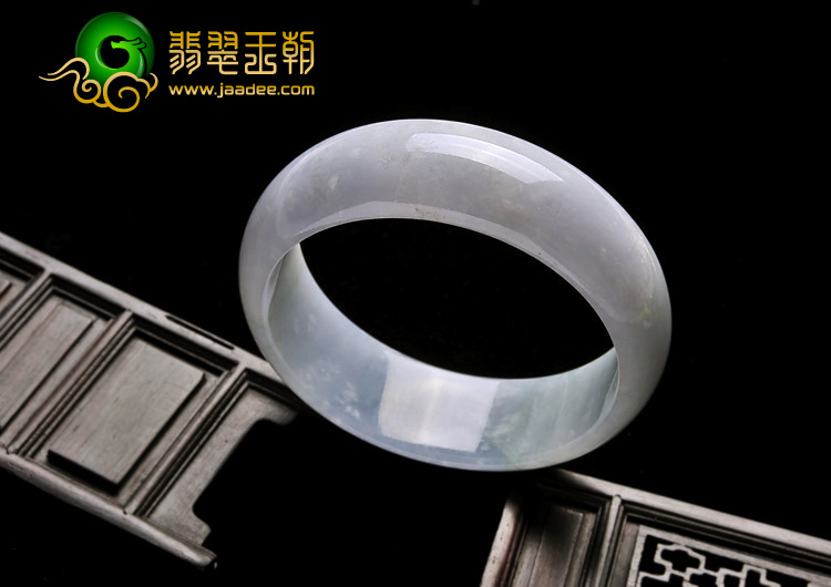 糯冰种紫罗兰缅甸翡翠A货手镯（58mm）