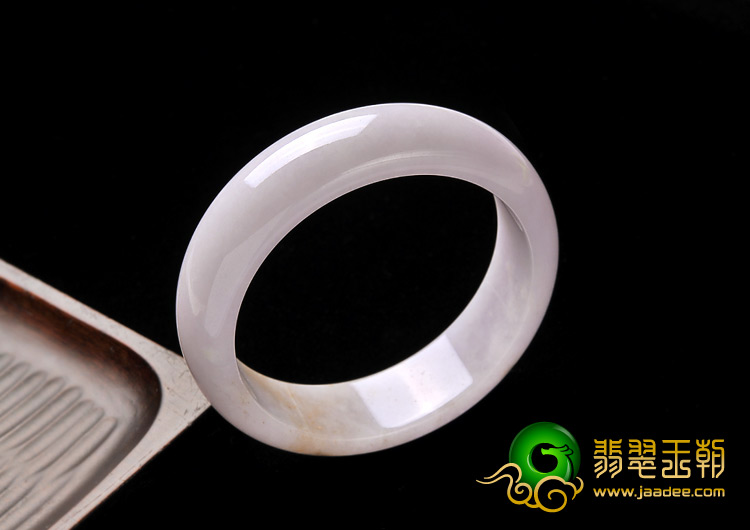 糯冰种春色缅甸翡翠A货手镯（53.4mm）