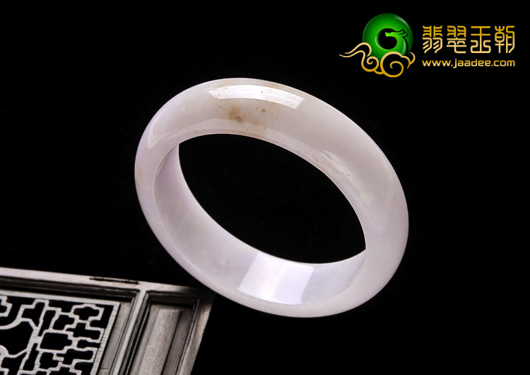 糯冰种春色缅甸翡翠A货手镯（53.4mm）