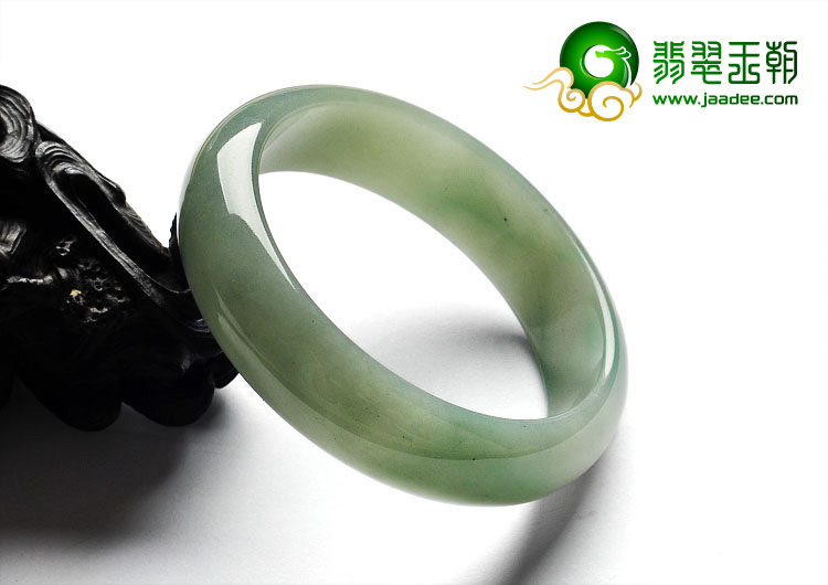 糯冰种晴水缅甸翡翠A货手镯（59.3mm）