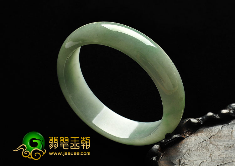 糯冰种晴水缅甸翡翠A货手镯（59.3mm）