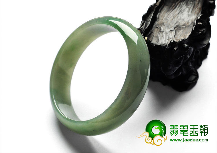 糯冰种晴水缅甸翡翠A货手镯（59.3mm）