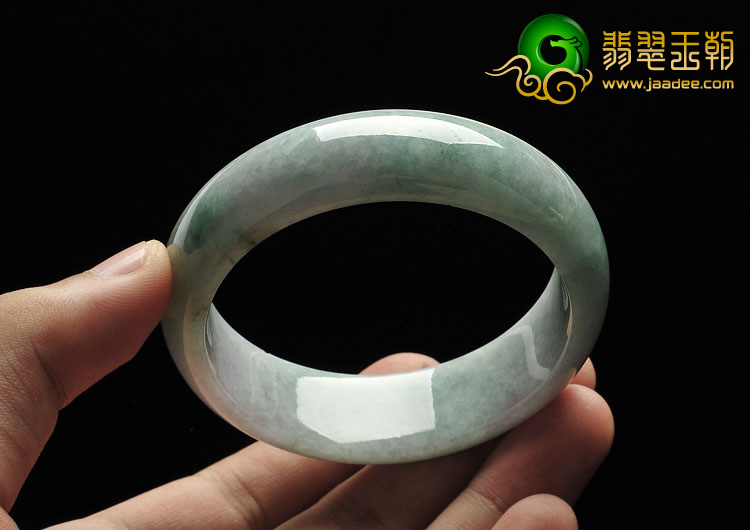 细糯种晴水缅甸翡翠A货手镯（56.8mm）