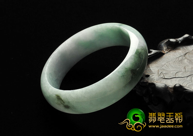 细糯种晴水缅甸翡翠A货手镯（57.2mm）