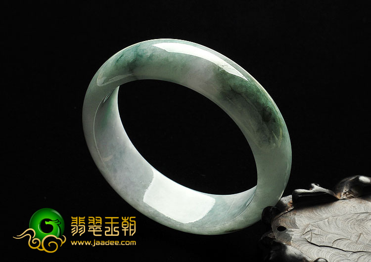 细糯种晴水缅甸翡翠A货手镯（57.2mm）