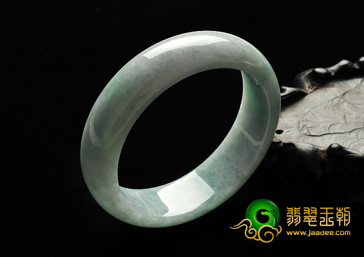 细糯种晴水缅甸翡翠A货手镯（57.3mm）