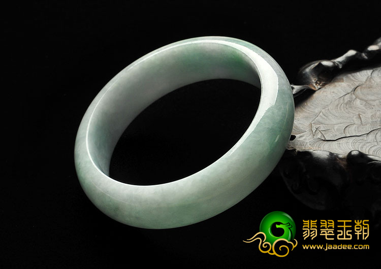 细糯种晴水缅甸翡翠A货手镯（57.3mm）