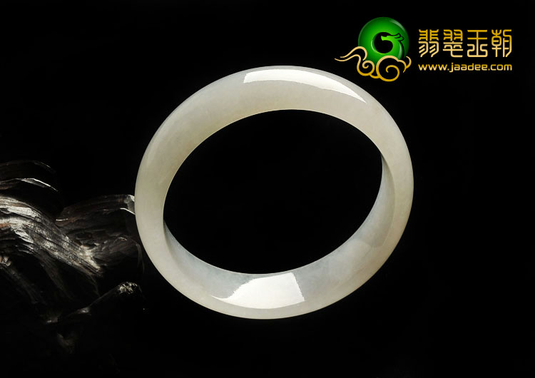 冰种白色缅甸翡翠A货手镯（58.5mm）